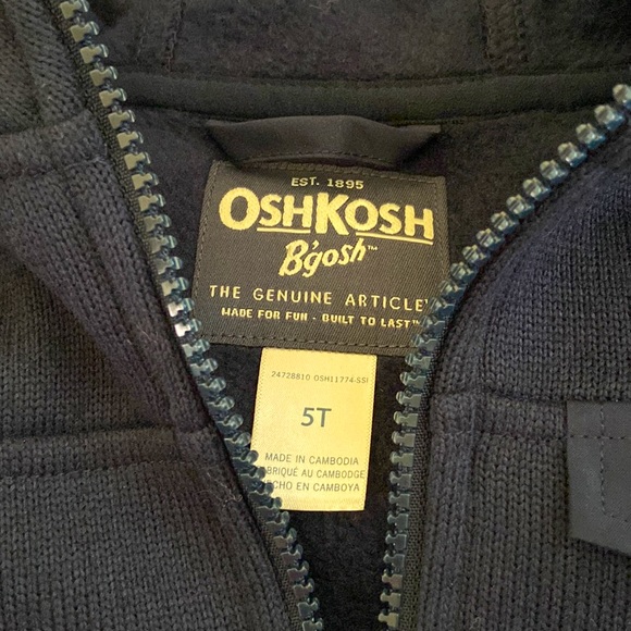NWOT Oshkosh zip up! - Picture 2 of 4